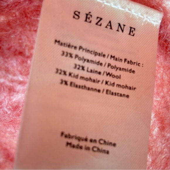 Sézane Rosita Jumper Sweater in Pink Creation Size S - Picture 11 of 11